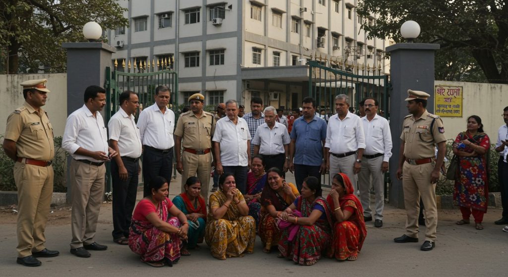Aligarh: Uproar over worker's death in Mayor's factory, unrest subsided on administration's assurance
