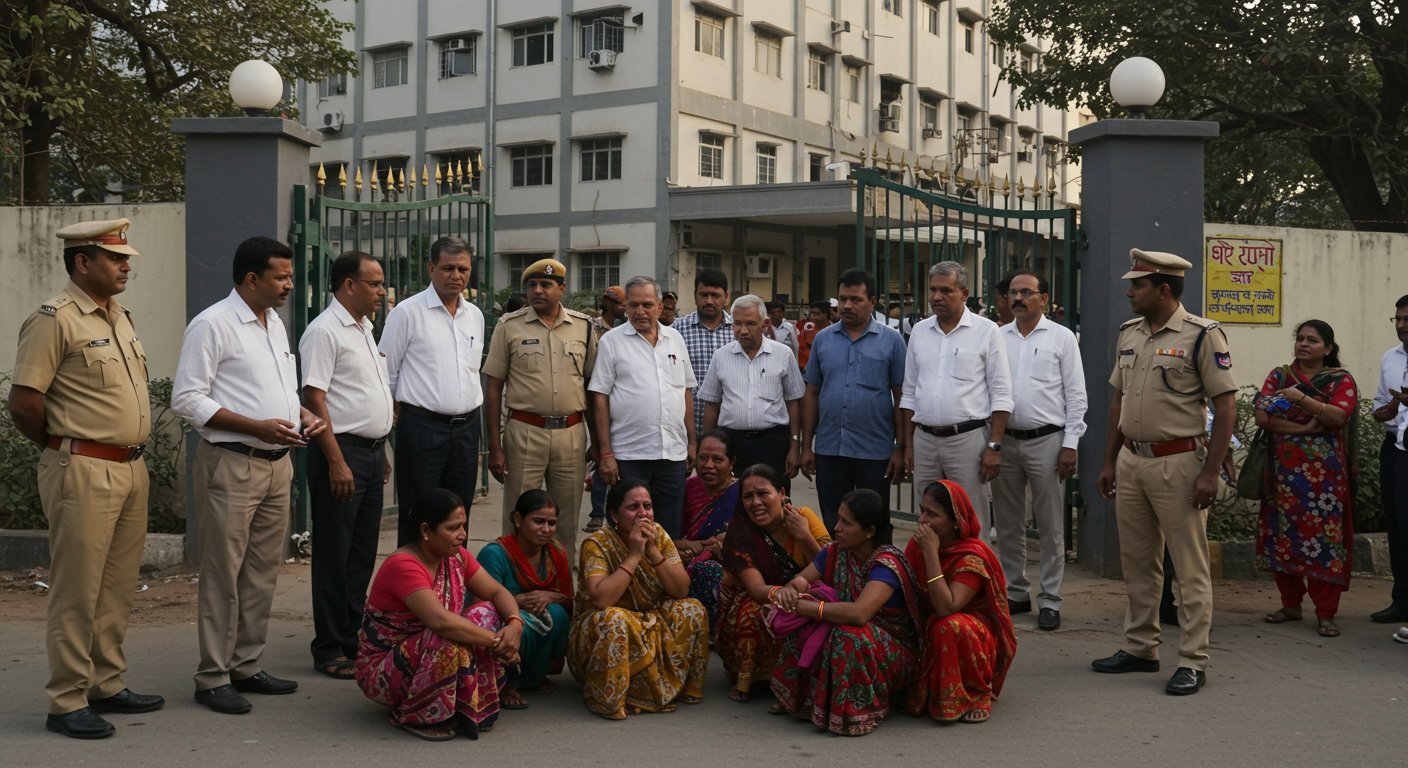 Aligarh: Uproar over worker's death in Mayor's factory, unrest subsided on administration's assurance