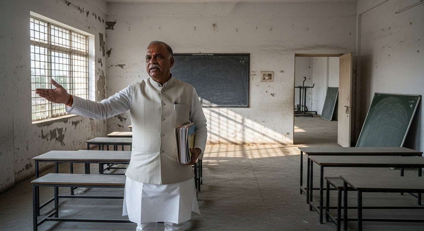 Major Scam in Aligarh: Barauli Panchayat President Accuses EO; Lakhs Paid Without Furniture, Irregularities Also in Gym and Smart Class