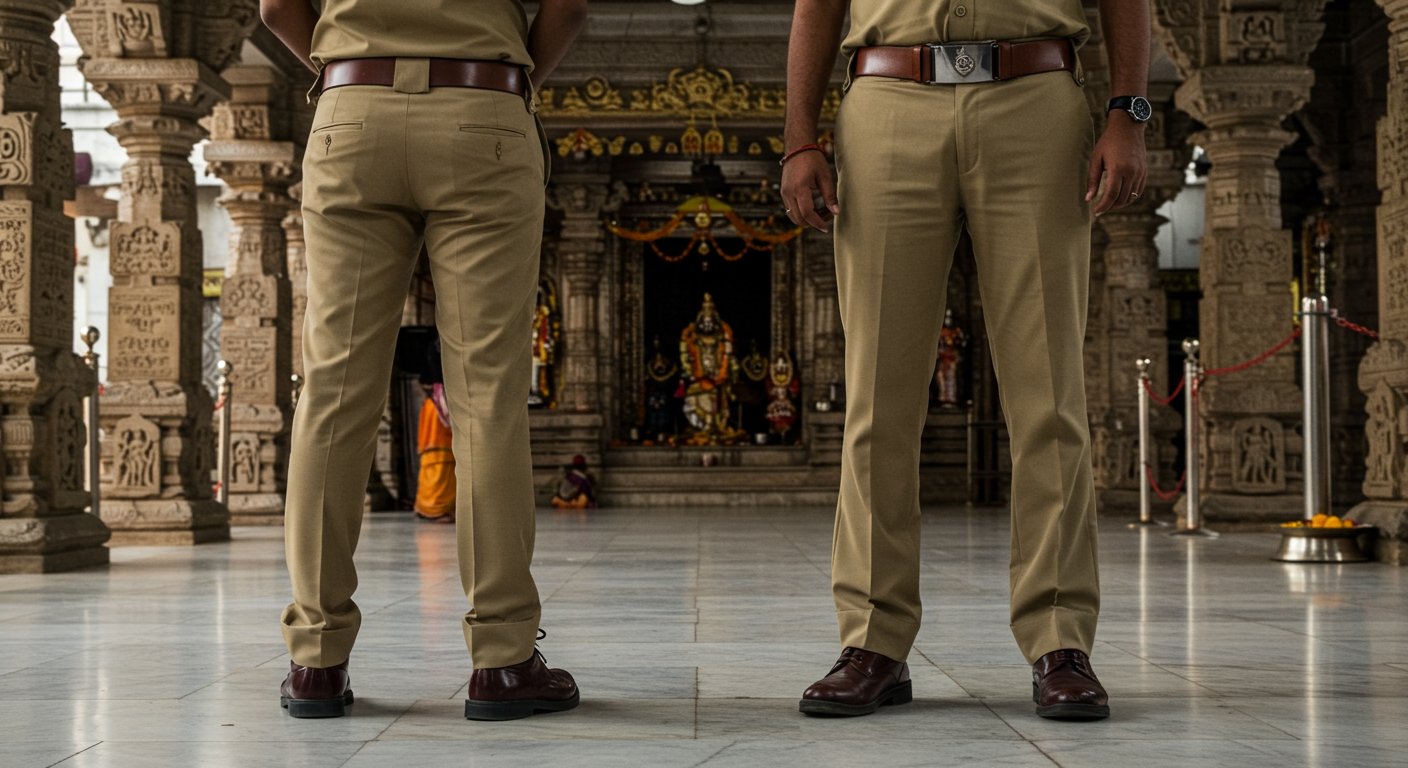 Aligarh: Police personnel reached Shri Varshney Temple wearing shoes; viral photo sparks controversy, clarification issued