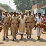 Unique Action in Aligarh: Police Externs Pradhan from District with Drums and Cymbals, Escorting Him Out of Village