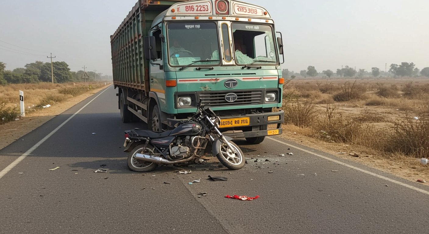 Aligarh: Bike-Riding Couple Crushed by Container on Rakshabandhan, Tragic Death On Spot