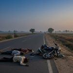 Horrific Accident in Aligarh: Bike-Riding Uncle and Nephew Die, Bodies Lay on Road Overnight