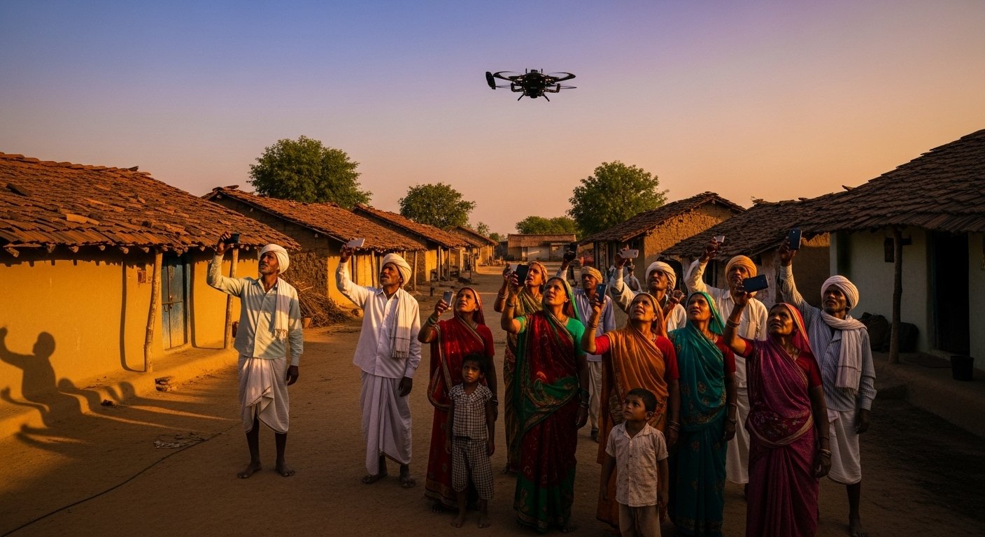 Drone-like object sighted in Dado sky: Villagers hand over videos to police, commotion heightens.
