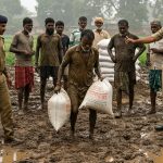 Farmers' Plight in Aligarh: Drenched in Rain, Fell in Mud, Received Two Sacks of Urea After Police Reprimand