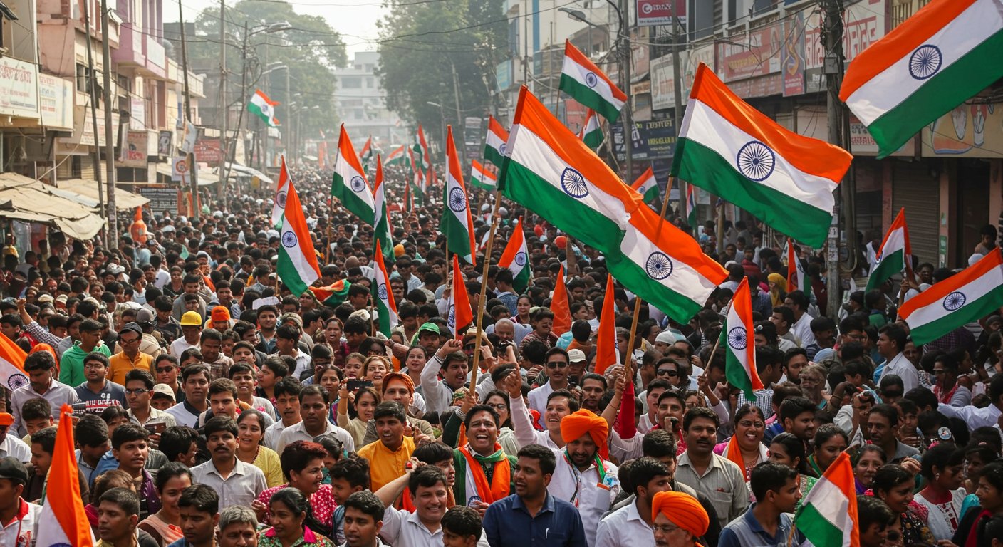 Hathras: 'Maa Tujhe Pranam' Tiranga Yatra Ignites New Patriotic Zeal; Massive Crowds Gathered