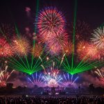 Sky lit up at Amar Ujala's 'Maa Tujhe Pranam' festival: The wonderful combination of laser and fireworks captivated minds.