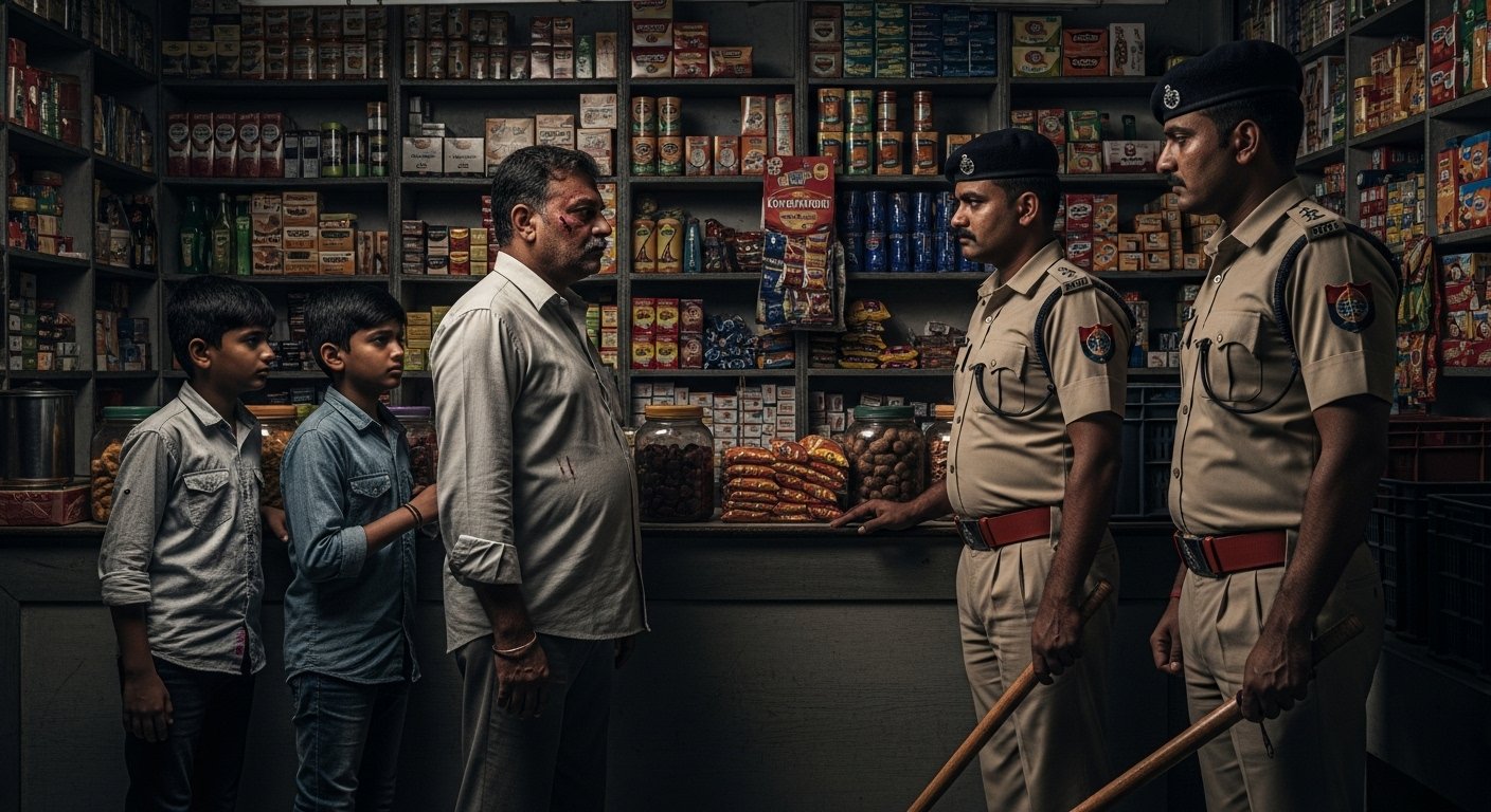 Amroha: Inhuman Face of Police; 5 Cops Punished for Beating Shopkeeper and Sons!