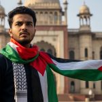 Controversial Statement by Student Leader with Palestinian Flag at Aligarh Muslim University: "UP Government Rules Will Not Apply in AMU"