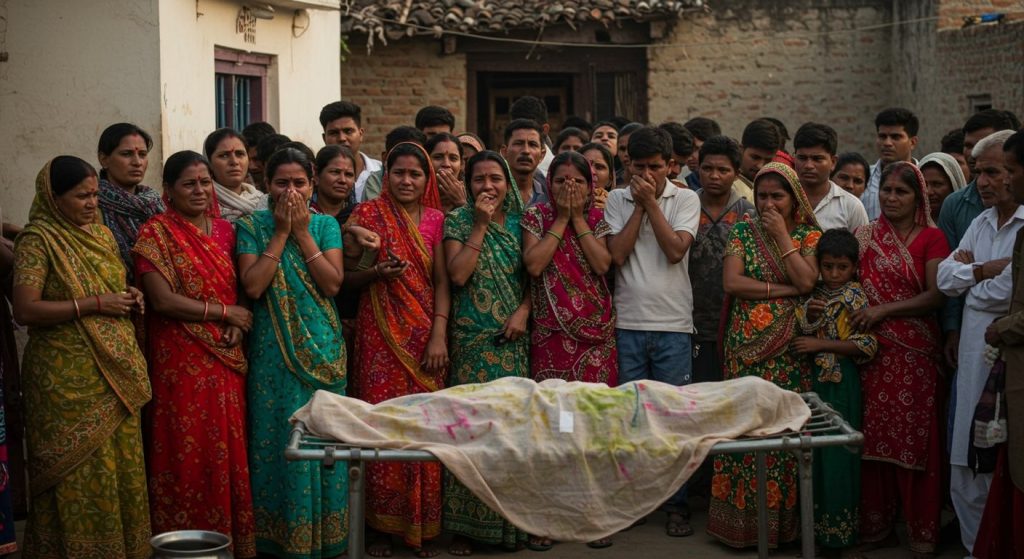 Body of Anadi, killed in Algeria blast, reaches home; uproar in UP.