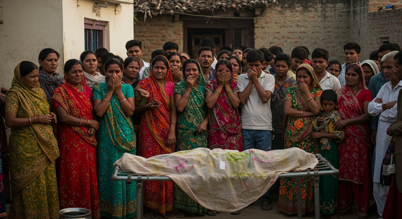 Body of Anadi, killed in Algeria blast, reaches home; uproar in UP.
