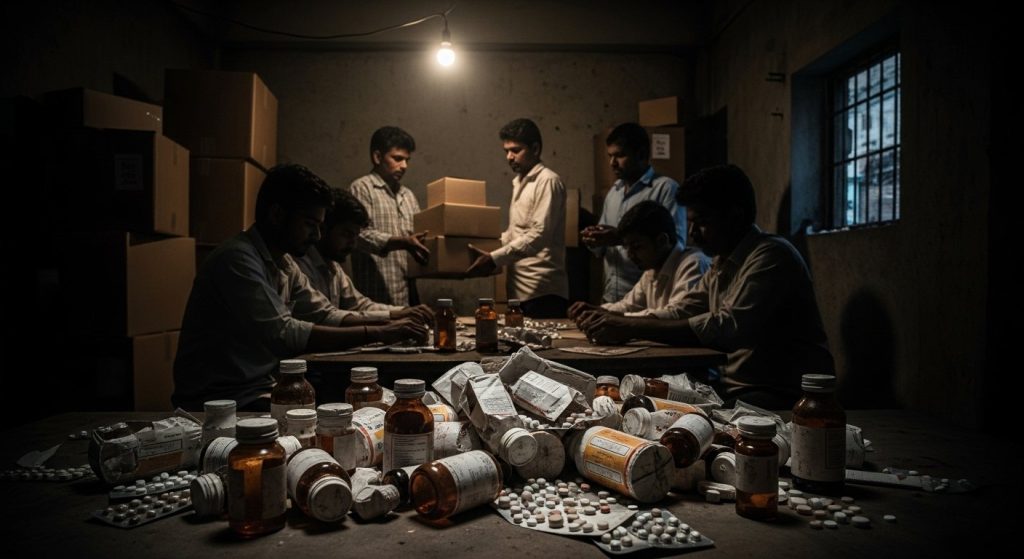 Major crackdown on counterfeit drug syndicate in Uttar Pradesh: 6, including courier company operator, named; threat to public health.