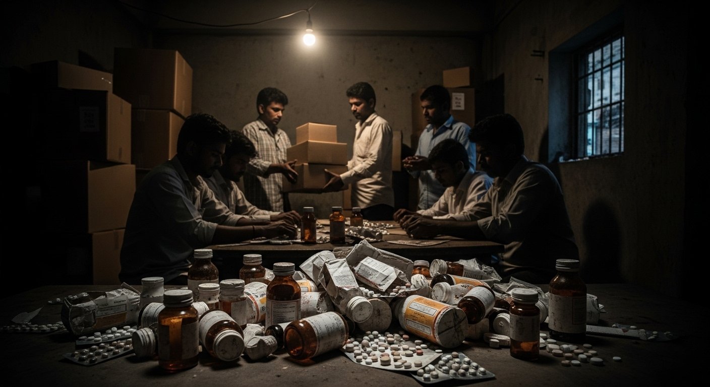 Major crackdown on counterfeit drug syndicate in Uttar Pradesh: 6, including courier company operator, named; threat to public health.