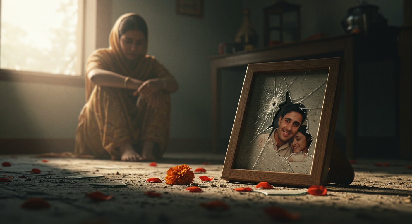 UP: Second love marriage didn't even last four months, husband slit Sapna's throat, then took his own life.