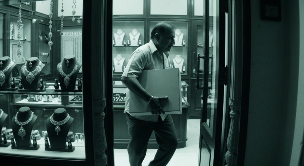 UP: Worker flees with Rs 60 lakh gold from jeweler's shop, incident caught on CCTV; police launch search