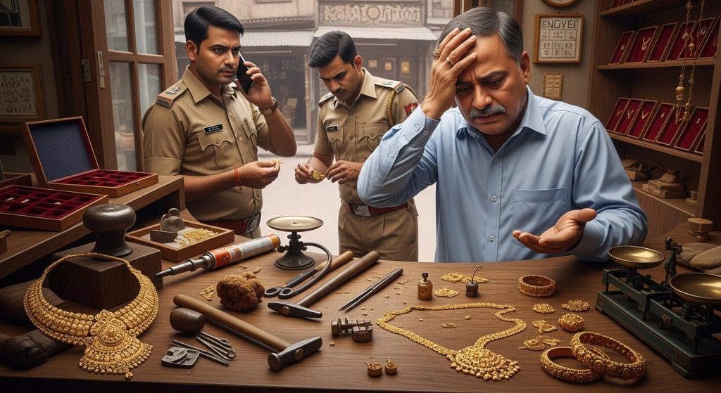 Sensational Fraud in UP: Two Artisans Flee with 18 Lakh Gold Jewelry; Police Search Intensifies
