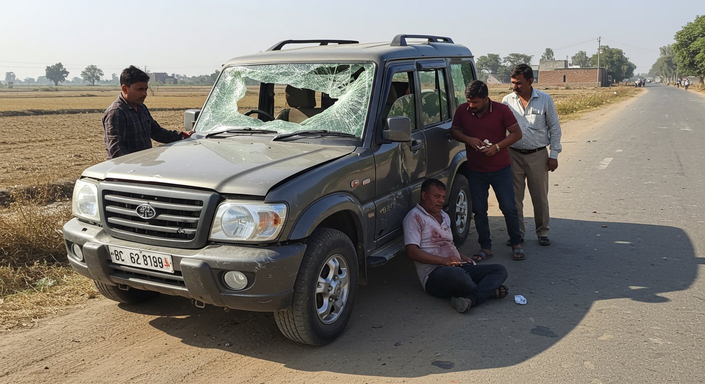 Major Incident in UP: Brutal attack on Deputy CM Keshav Prasad Maurya's relatives, severely beaten and car vandalized; Case registered.
