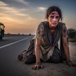 UP: Woman Jumps From Moving Tempo To Escape Attempted Brutality On Highway, Suffers Head And Nose Fractures.