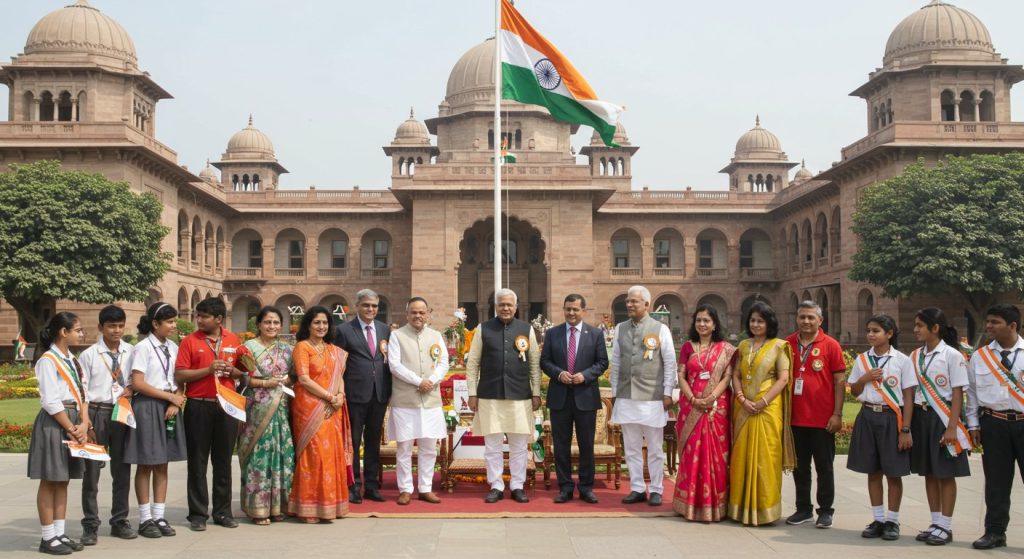 Rajesh Singh Dayal Foundation and Kunwar's Global School Celebrated a Unique Patriotic Festival at Raj Bhavan: August 15, 2025