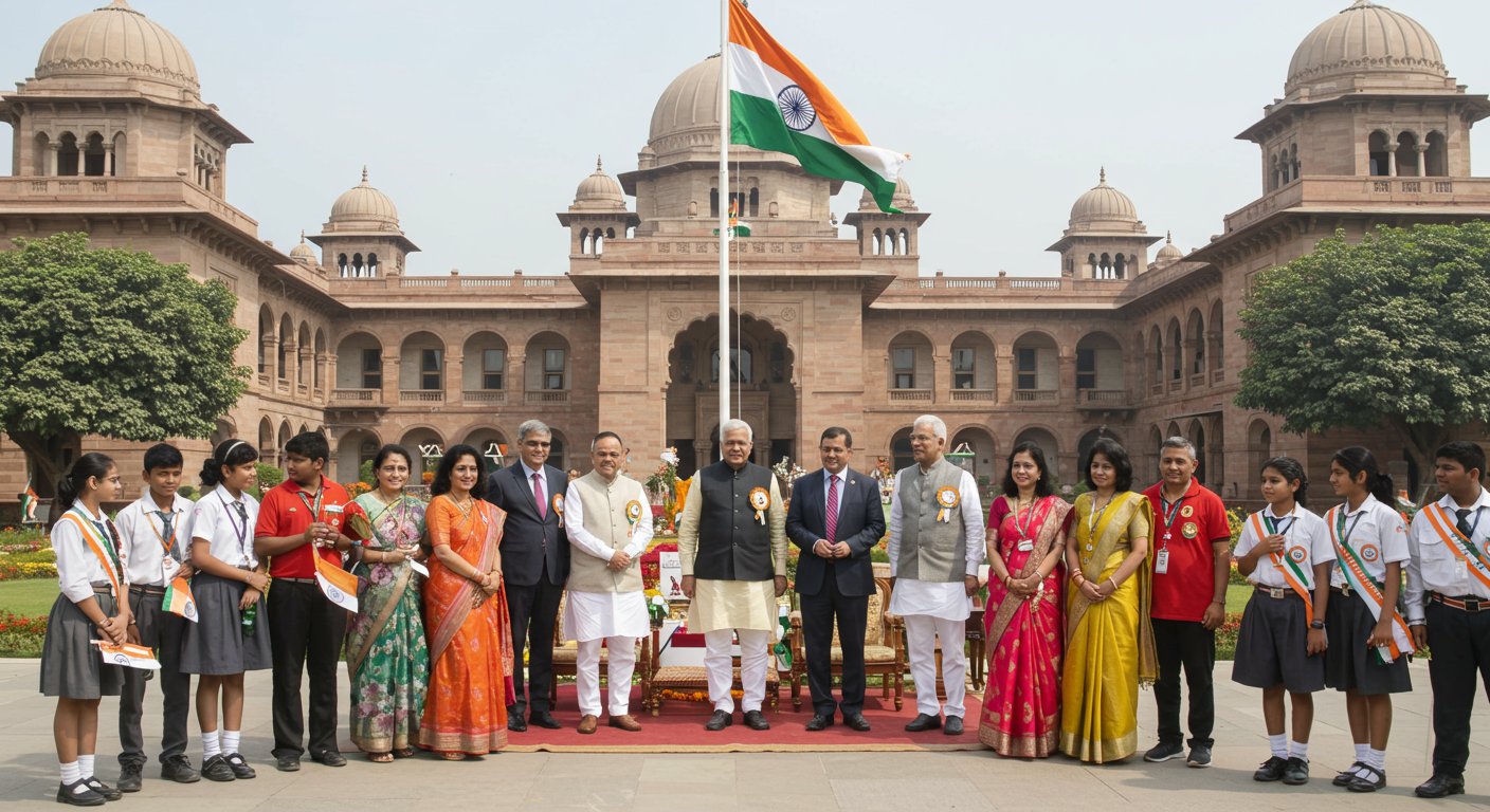 Rajesh Singh Dayal Foundation and Kunwar's Global School Celebrated a Unique Patriotic Festival at Raj Bhavan: August 15, 2025