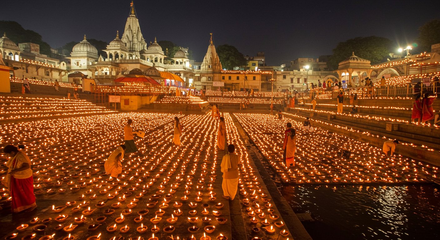 Deepotsav in Ayodhya: 25 lakh lamps to glow on October 19; special vigil against oil theft.