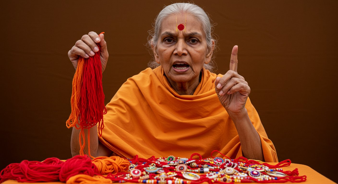 Baghpat: Sadhvi Prachi Fumes Over Moon-Star Rakhis, Calls it 'Rakhi Jihad', Advises Tying Kalava
