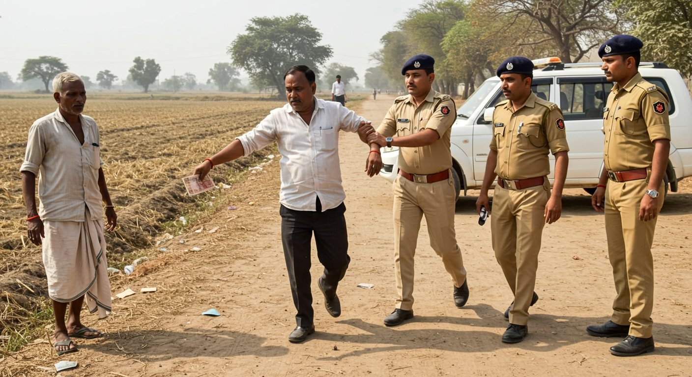 Bahraich: Revenue Official Arrested Red-Handed Taking Rs 15,000 Bribe; Demanded Money for Land Survey