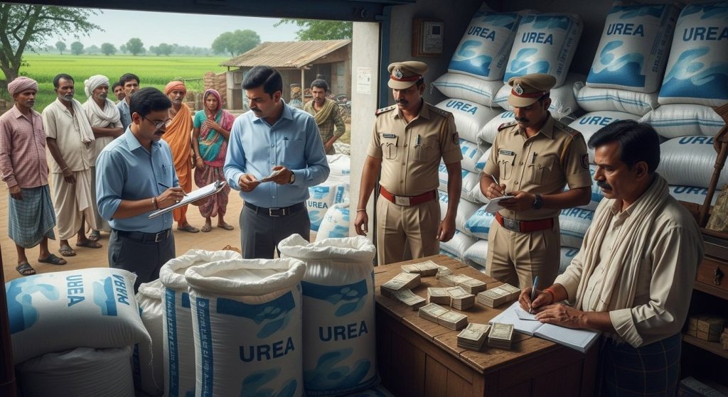 Urea Black Marketing Busted in Balrampur: Case Registered Against Seller, Agriculture Department Takes Major Action