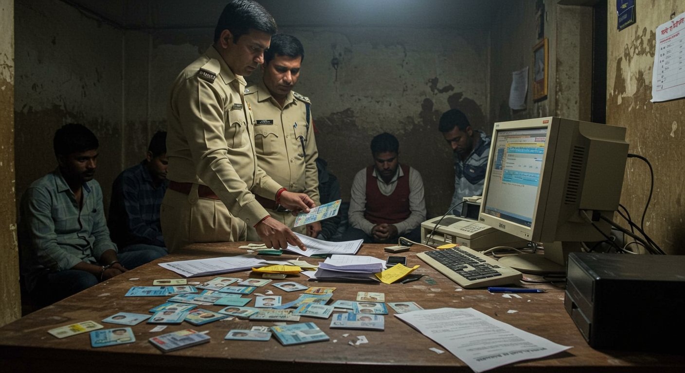 Major ATS Action in UP: 8 Members of Fake Aadhaar Making Gang Arrested for Providing Identity to Bangladeshi-Rohingya Infiltrators