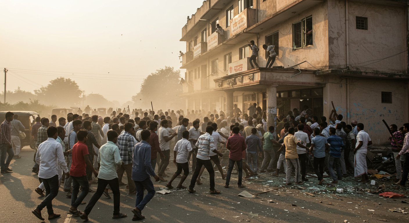 Barabanki: Youth beaten to death by hotel owner, enraged mob blocks highway and vandalizes hotel