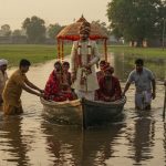The Incredible Story of a Unique Baraat: Groom's Procession Leaves by Boat Amidst Floods in UP, Villagers Show Humanity