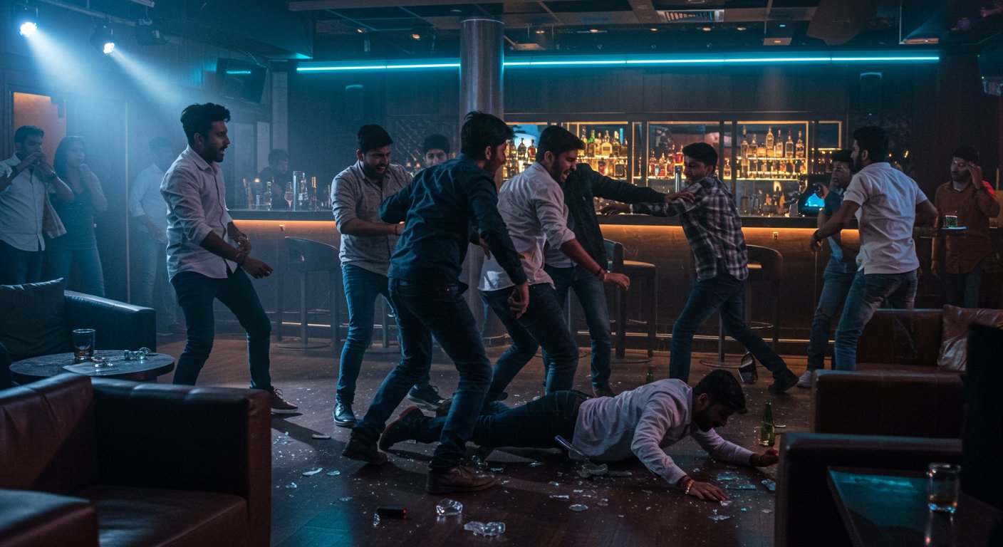 Bareilly: Ruckus at Grand Nirvana Hotel Bar Inauguration, Drunk Youths Clash, Fierce Fighting, Several Injured