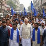 Bhim Army's Uproar in Bareilly: BJP MLA Seen at Anti-Uttarakhand CM Protest, Video Goes Viral