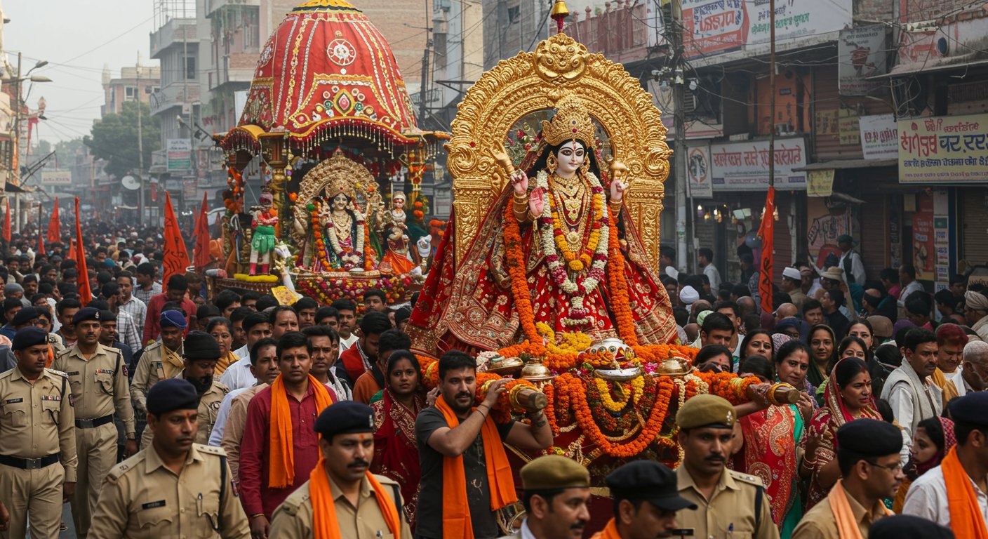 Bareilly: 96th Shri Ganga Maharani Shobha Yatra to be taken out amidst Urs, tight security arrangements.