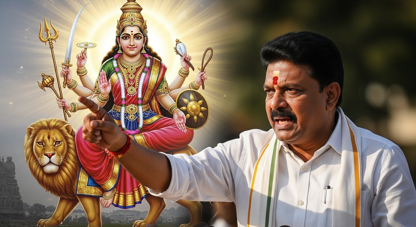DK Shivakumar's statement on Chamundeshwari Devi: 'Mother is not just for Hindus'. BJP called it 'an attack on Hindu traditions'.