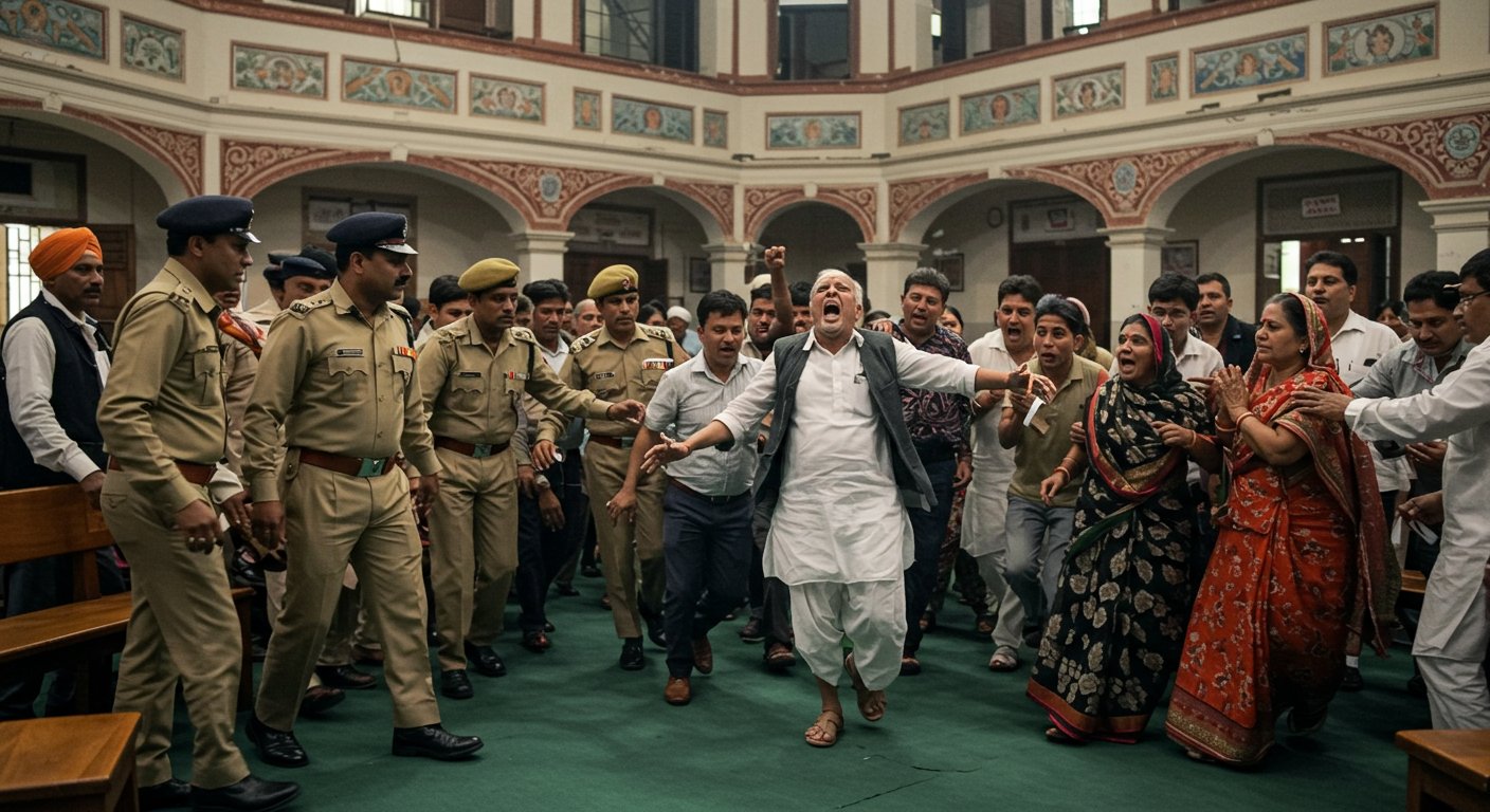 Serious Allegation of Harassment Against BJP MLA: Retired Soldier Consumes Poison in CM's Janta Darbar, Creates Uproar in UP