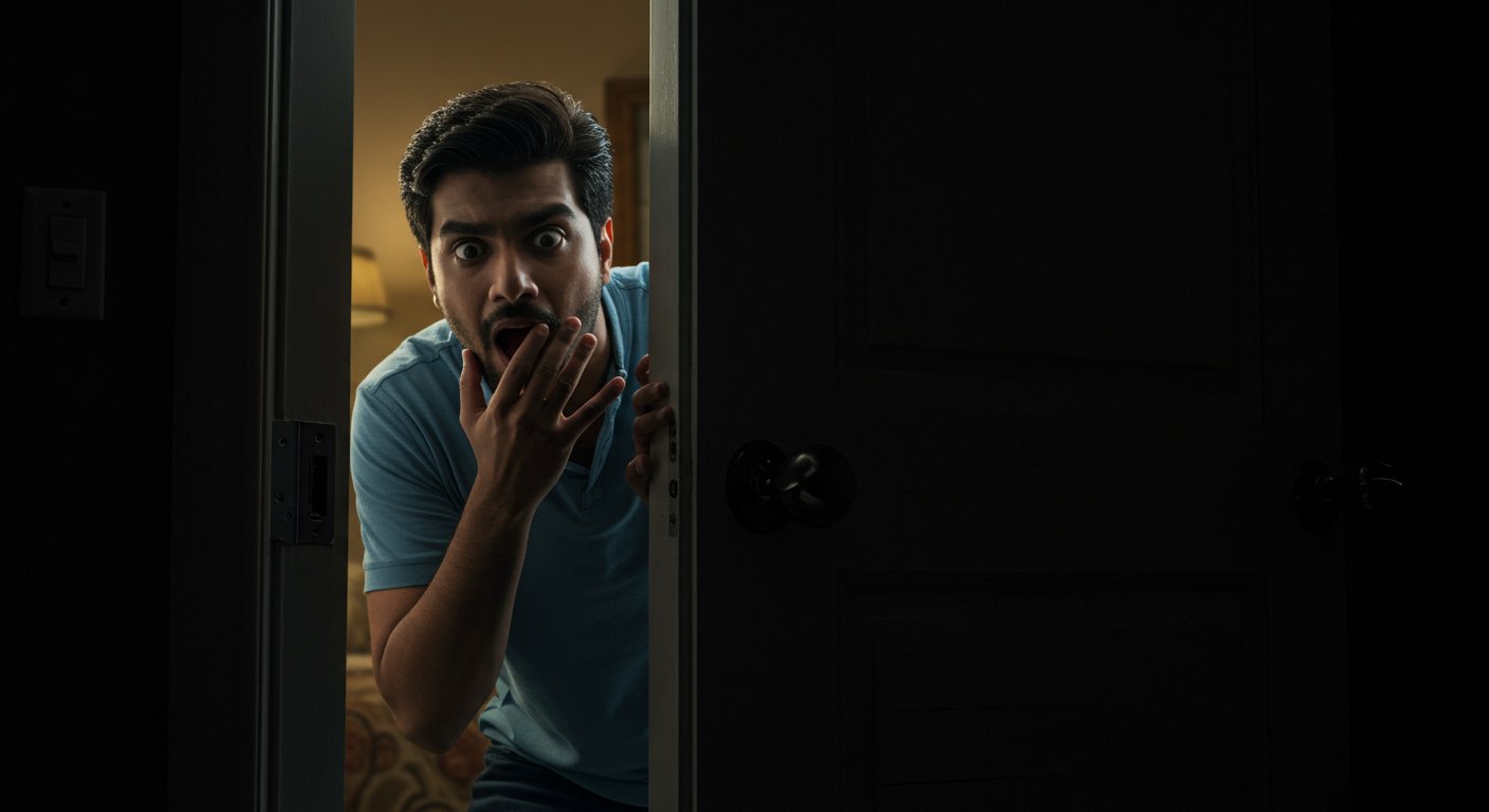 Boyfriend went to surprise his girlfriend, secretly entered the room; what happened next will shock you, and the video went viral!