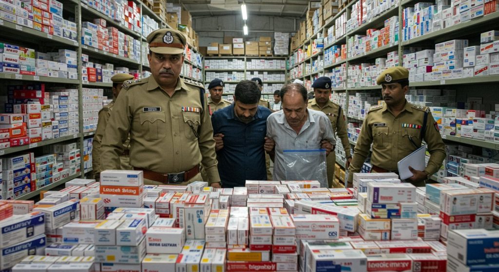 Rs 1 Crore Bribe Refused! Raid on UP's Largest Fake Medicine Market, 6 Booked, Main Kingpin Jailed