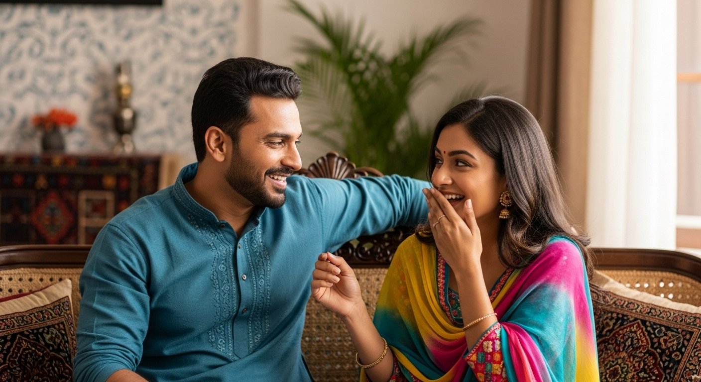 This funny joke of a brother-in-law and sister-in-law went viral: 'I have fun with you...' hearing this, the sister-in-law said, 'my husband...'