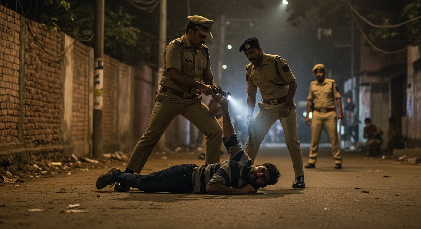 Budaun: History-sheeter, murderer of SI's mother, nabbed by police in encounter; shot in leg.