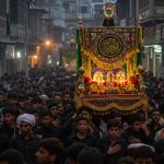 Bulandshahr: 'Ya Hussain' Slogan Echoes in Shikarpur; Grand Juloos-e-Amari Taken Out Amidst Mournful Atmosphere; Huge Crowd of Mourners Gathers