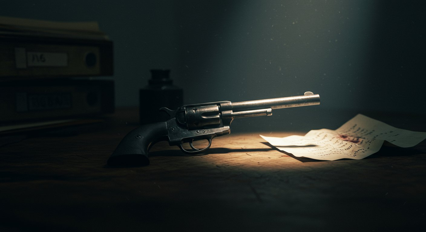 Mysterious Death of Land Consolidation Department Clerk: Deep Secret Hidden in Revolver, Family Questions Suicide Note