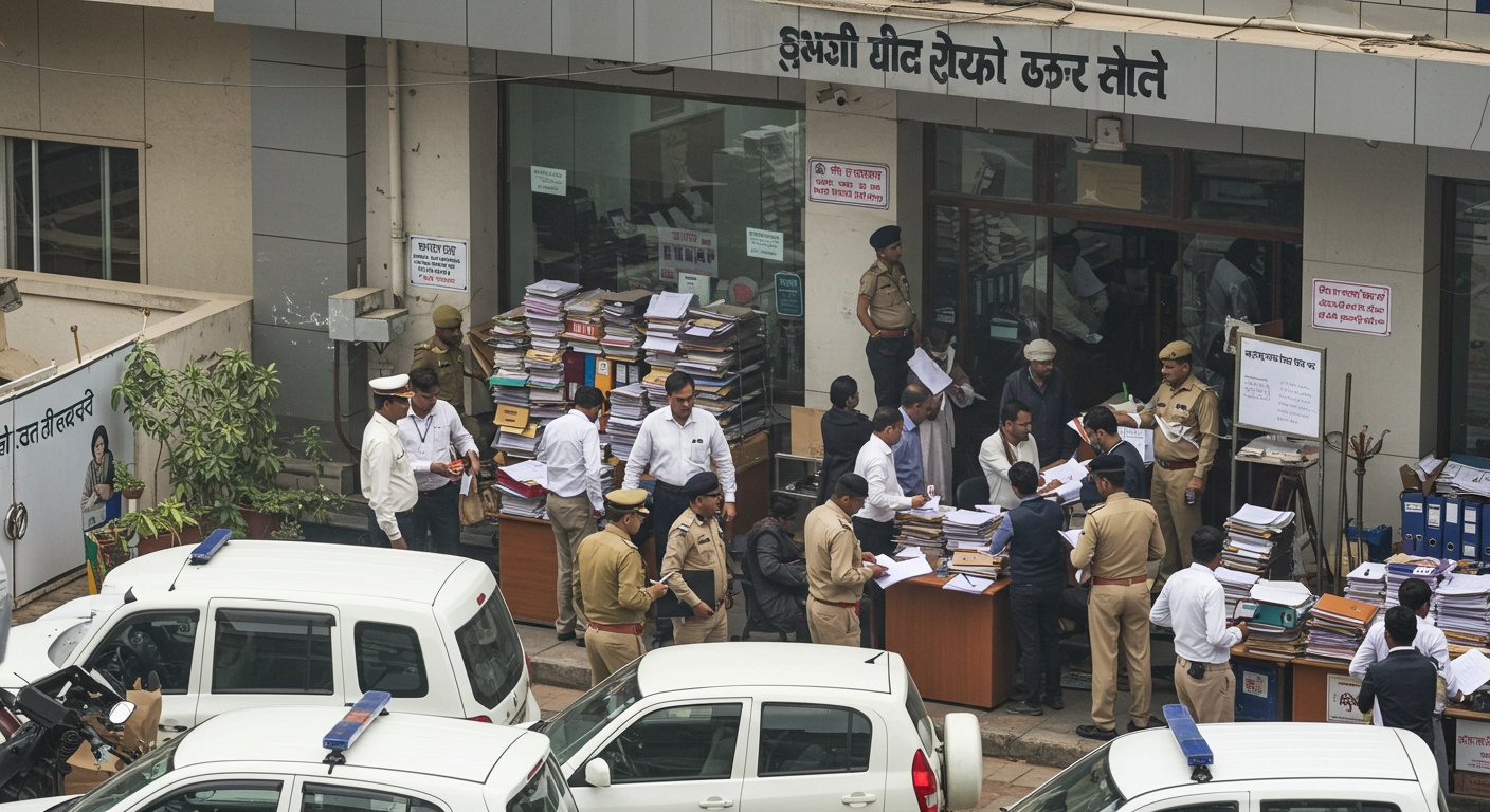 Major Central GST Raid on JJ Enterprises in Bareilly: 12 Officers, 3 Vehicles, Documents Scrutinized!