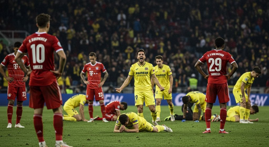 Historic Upset in Champions League: Villarreal Shatters Six-Time Champions Bayern Munich's Dream