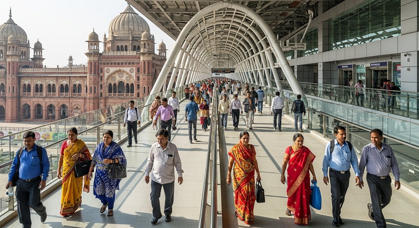 'Skywalk' to be built at Charbagh Railway Station, offering major relief to passengers by directly connecting to Metro.