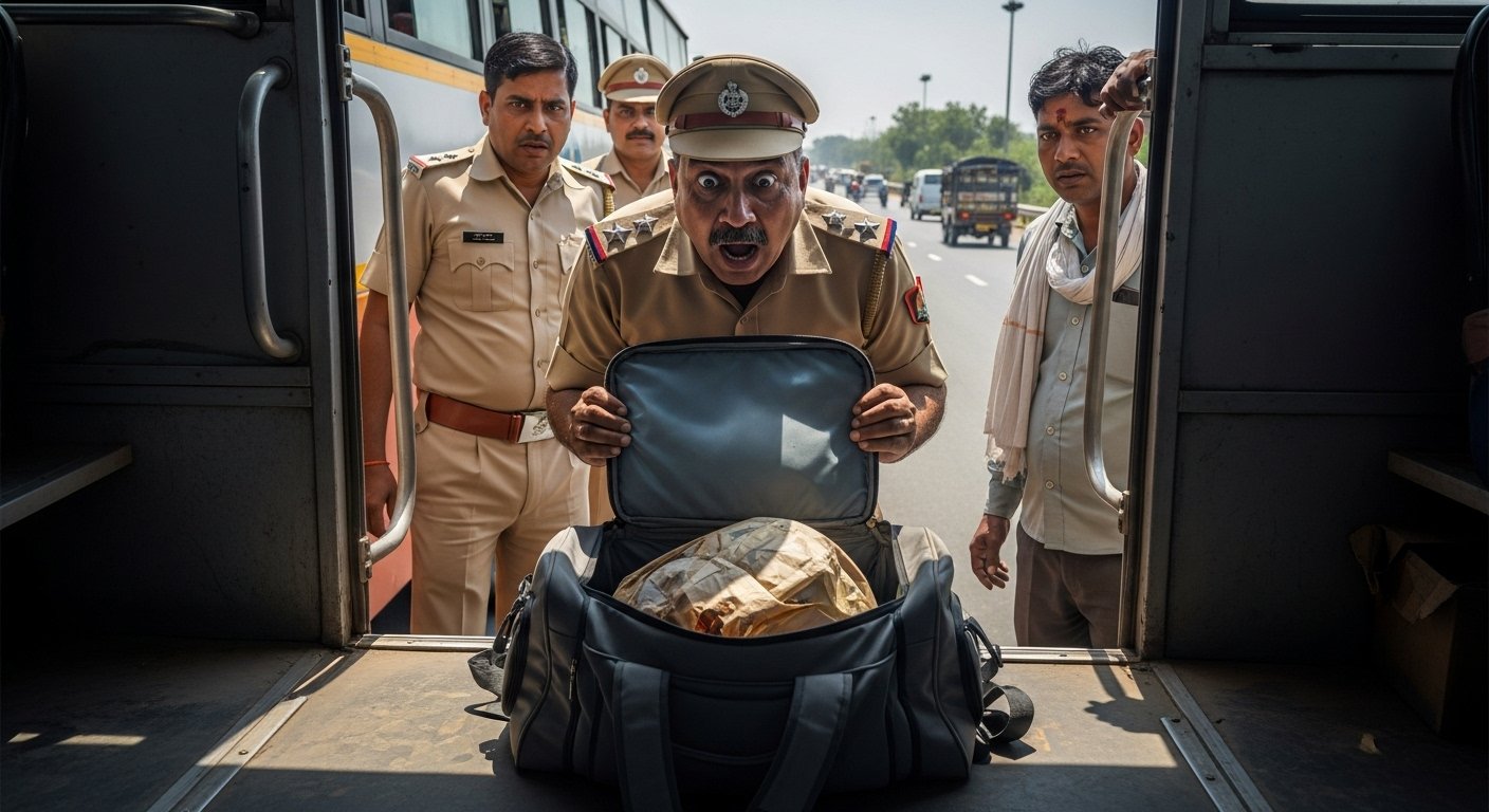 Passenger's Bag Opened During Bus Check: What Was Found Inside Left Even The Police Stunned!