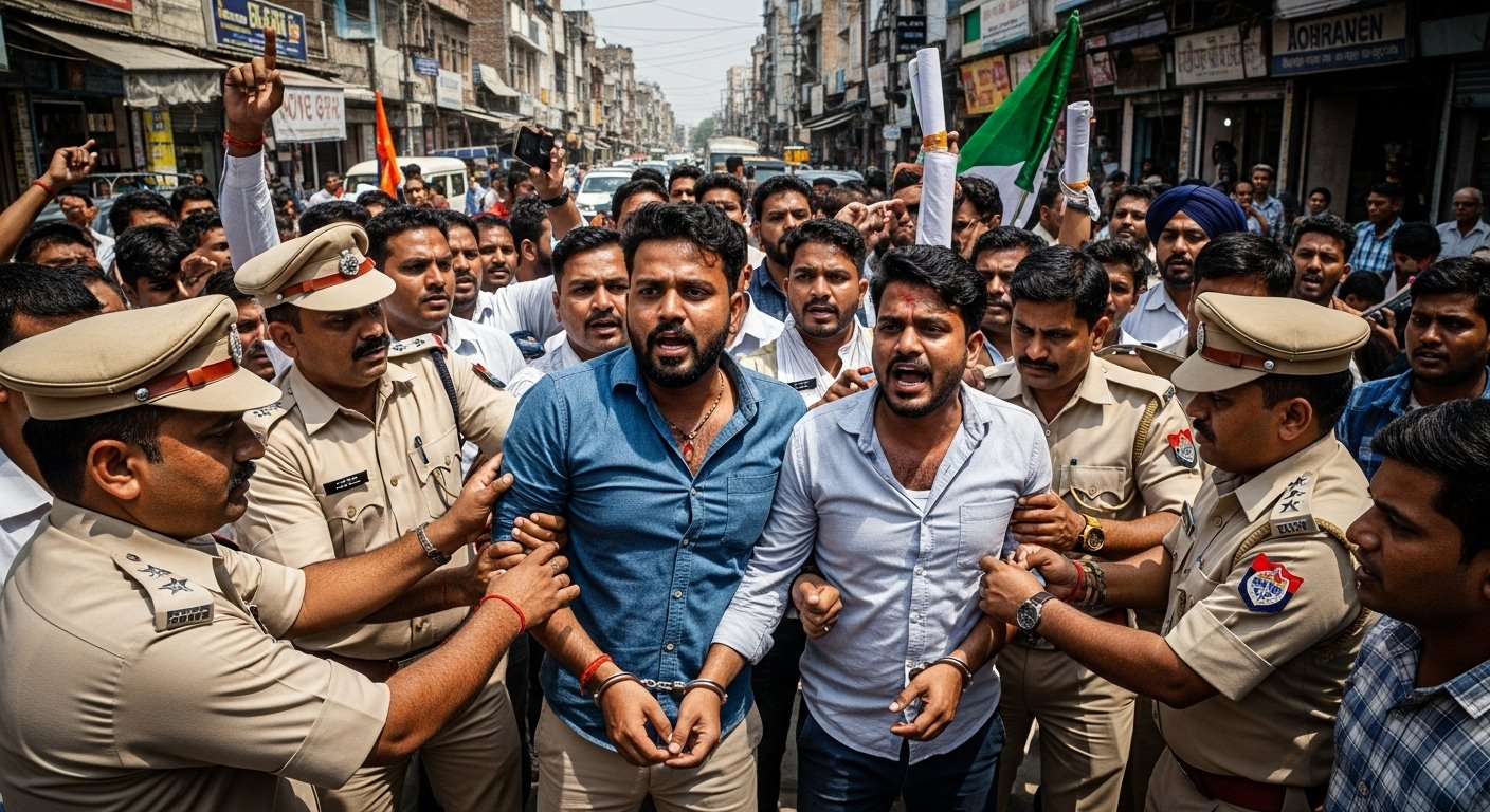 Meerut Boils: Mukhiya Gurjar and Akash Gurjar Arrested for Insisting on Unauthorised 'Gaurav Yatra', Tension in the Area