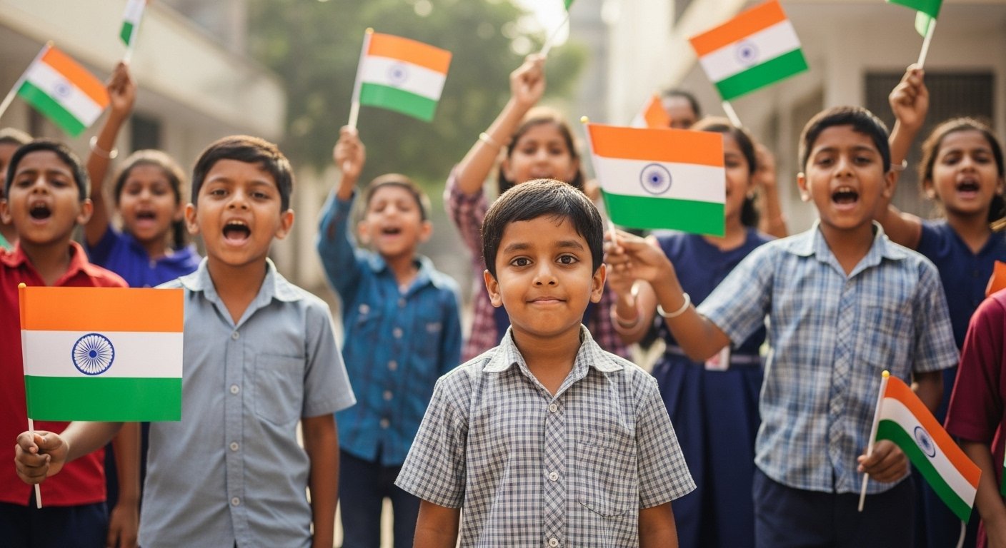 Asked children chanting freedom slogans 'Why do we celebrate August 15th?', received a shocking answer.