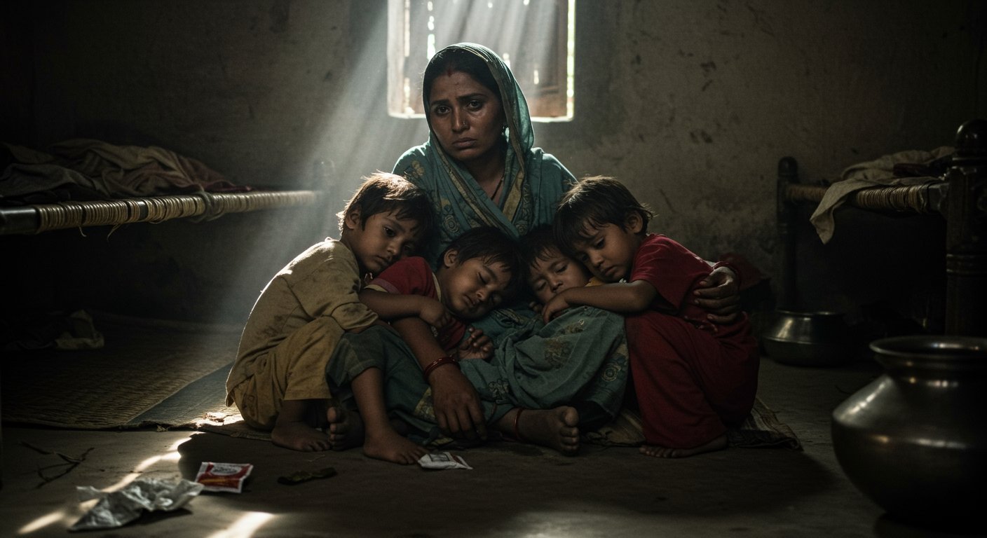 Heart-Wrenching Incident in Chitrakoot: Woman Poisons Three Children and Takes Her Own Life After Being Denied Money for Gutkha