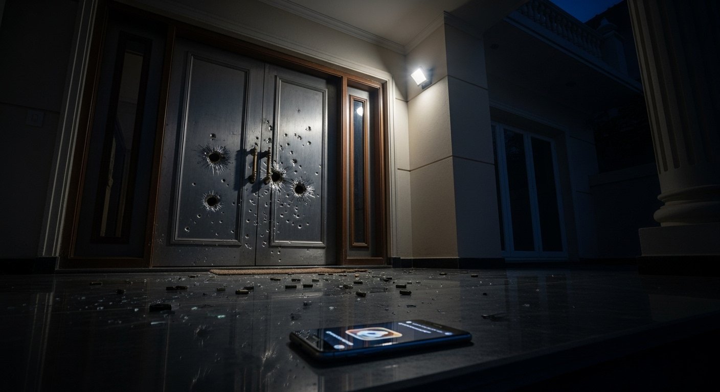 Claim: Bhau Gang Orchestrated Firing at YouTuber Elvish's House; Note Stated: 'Many Homes Ruined by Promoting Betting, Warning to Other Social Media Pests Too'